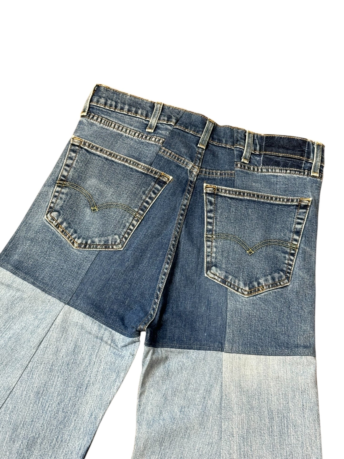 RE-004 / 4panel docking denim【I】