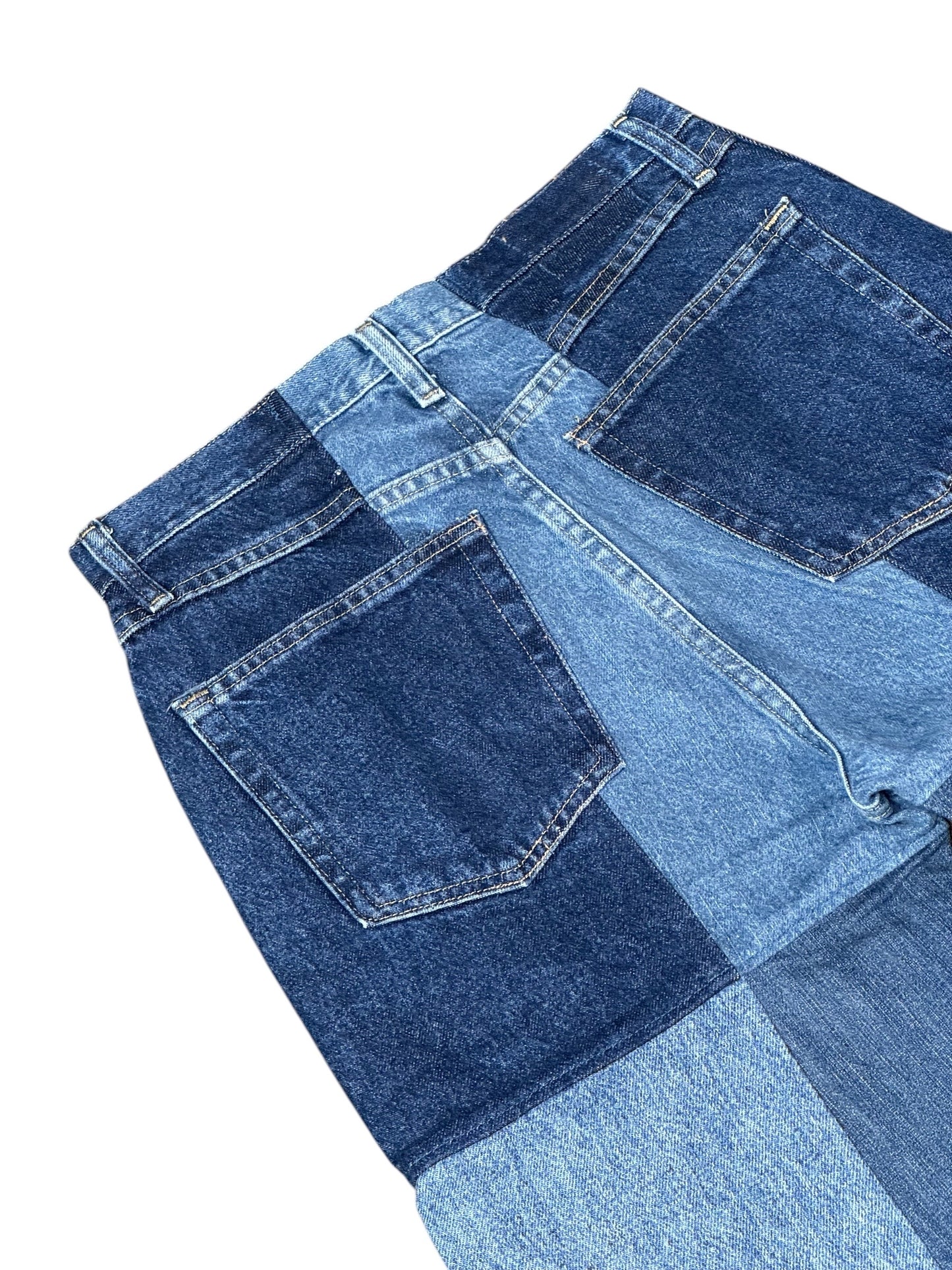 RE-004-02 / 4panel docking denim【E】