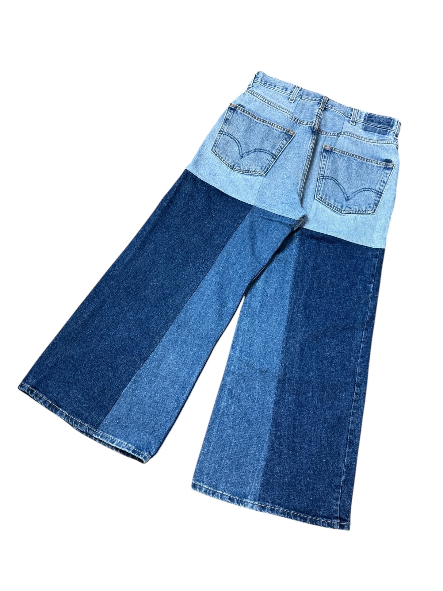 RE-004-02 / 4panel docking denim【J】