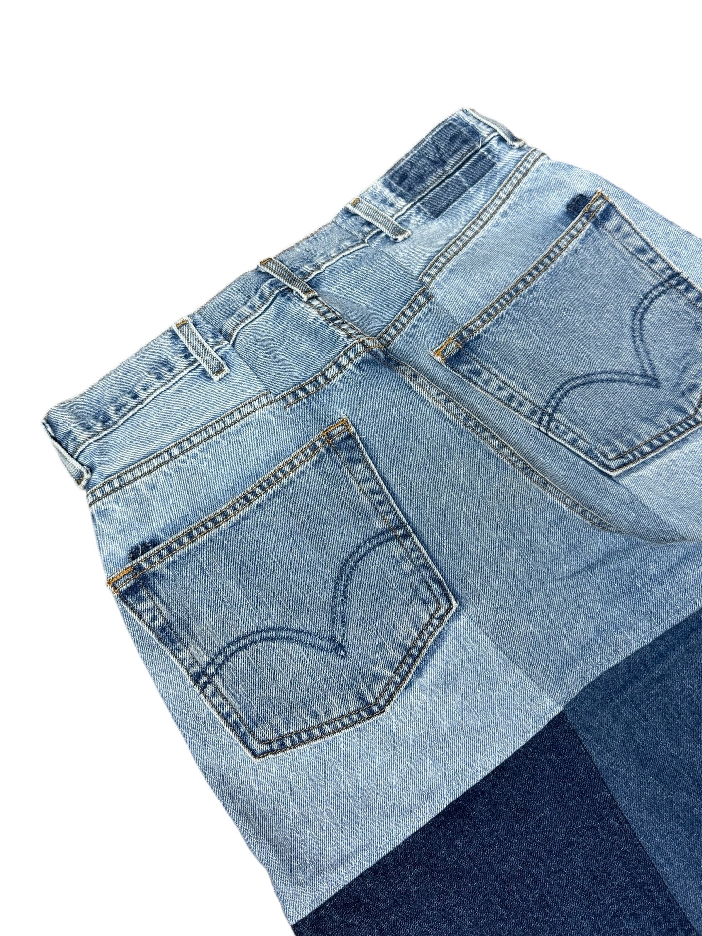 RE-004-02 / 4panel docking denim【J】