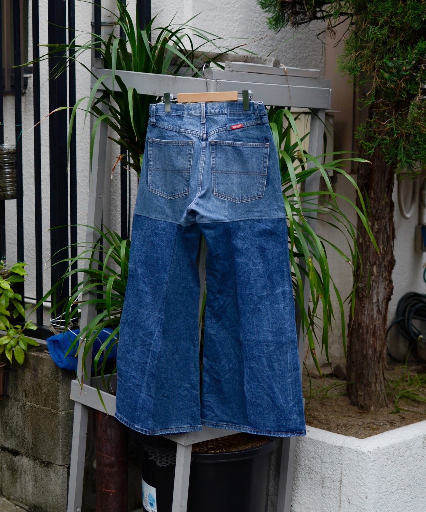 RE-004 / 4panel docking denim【C】