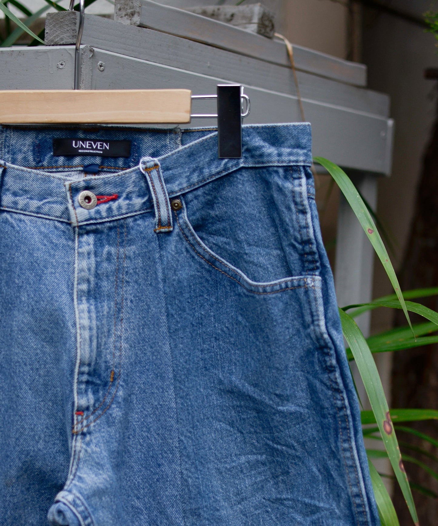 RE-004 / 4panel docking denim【C】